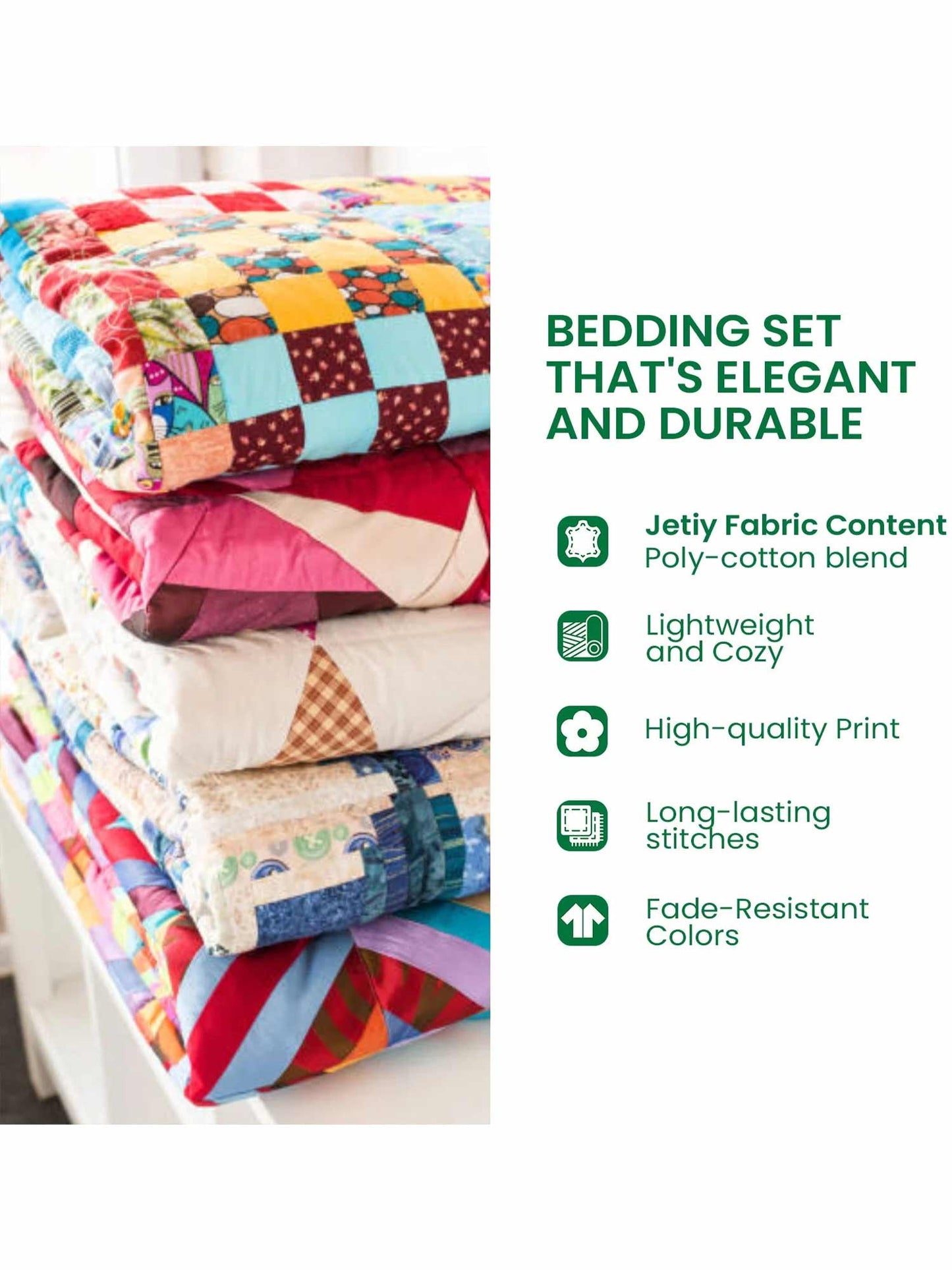 Ocean Waves 3-Piece Quilted Bedding Set